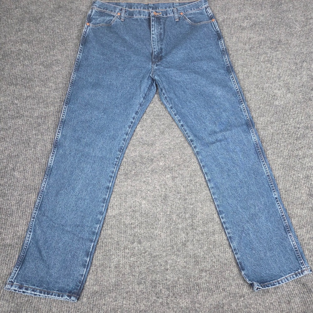 Wrangler 13MWZ Cowboy Cut Original Fit Mens Blue Jeans 40x34 Medium‎ Wash Denim